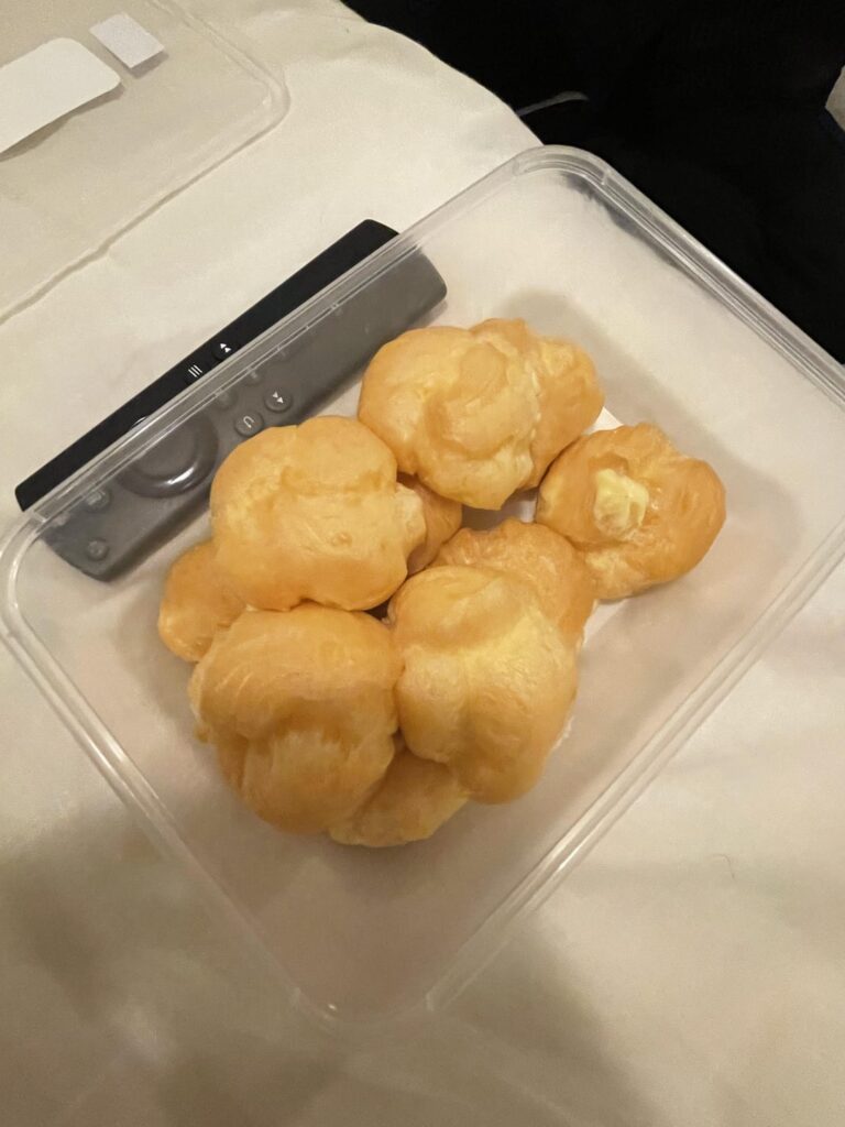 Label says 4 is 150 calories. I call BS.