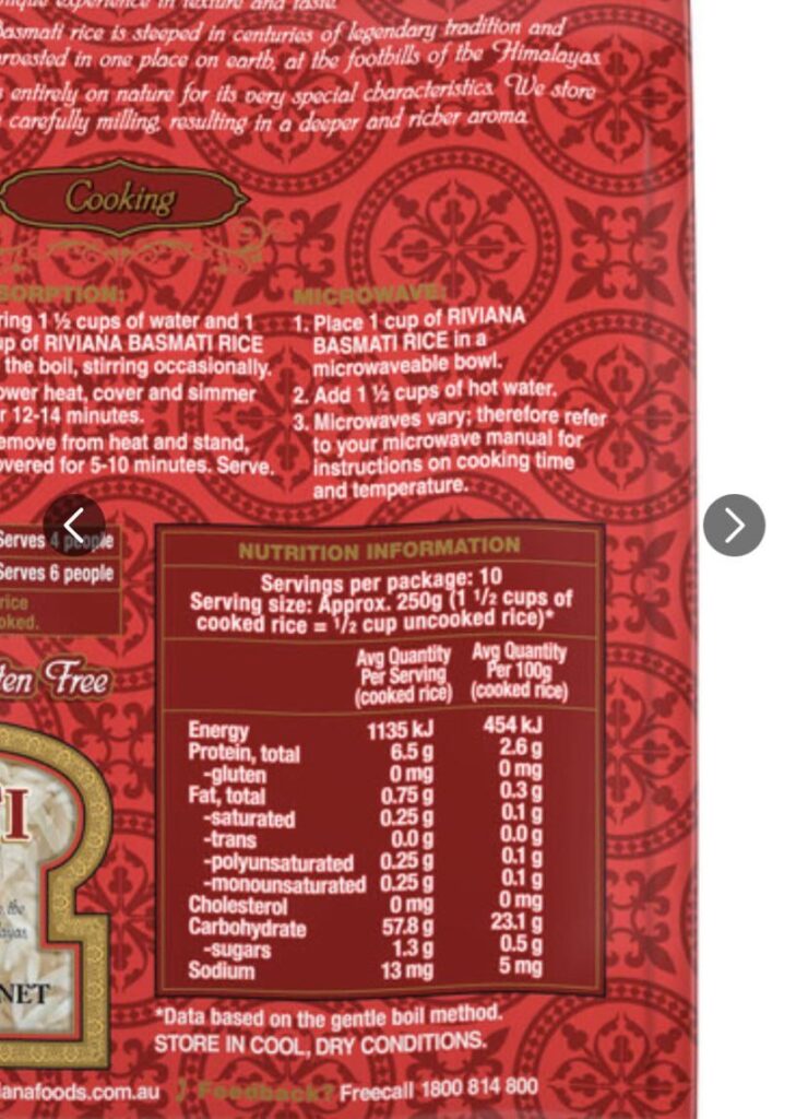 What would 100g uncooked rice be?