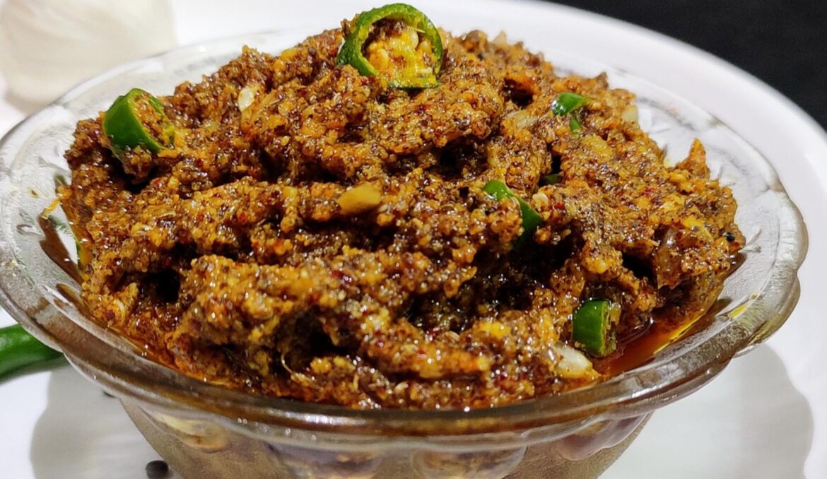 Instant mustard pickle