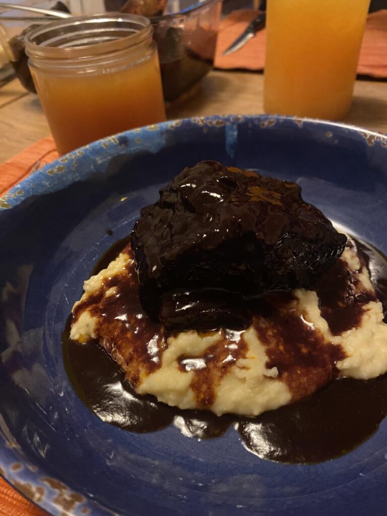 Daniel Gritzer’s Red-wine Braised Short Ribs & Polenta