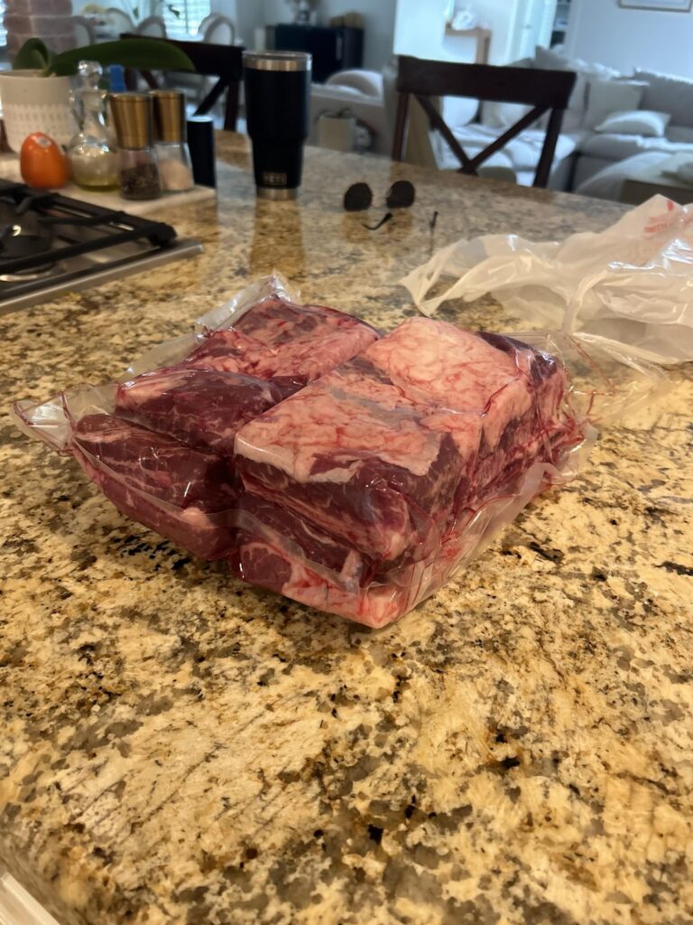 Birthday Dinner Beef Ribs