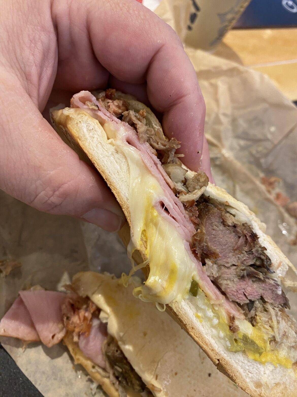 Traveling in San Juan - The local El Meson chain makes a damned respectable Cuban!