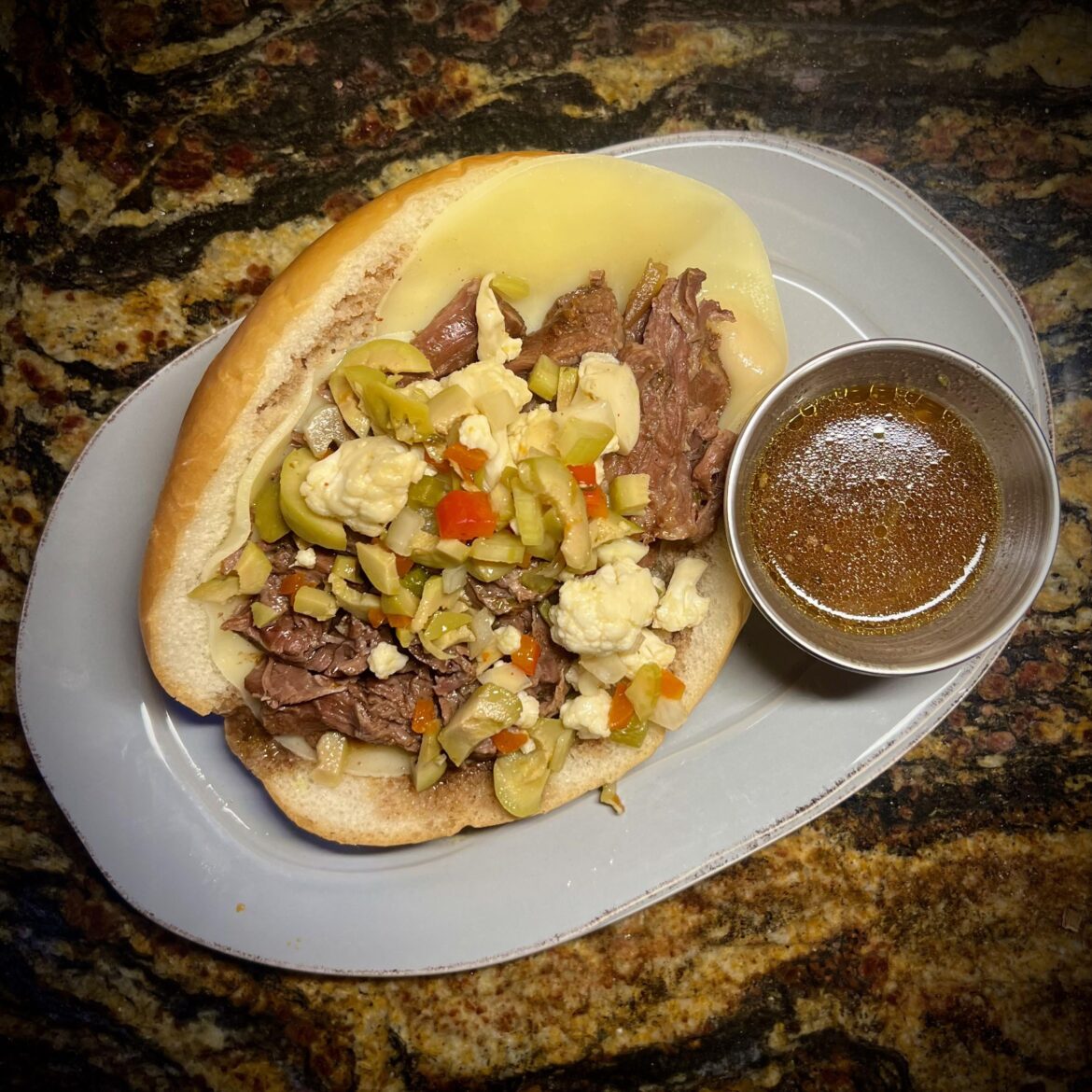 Update on ITALIAN beef sandwich (totally screwed that  title up yesterday)