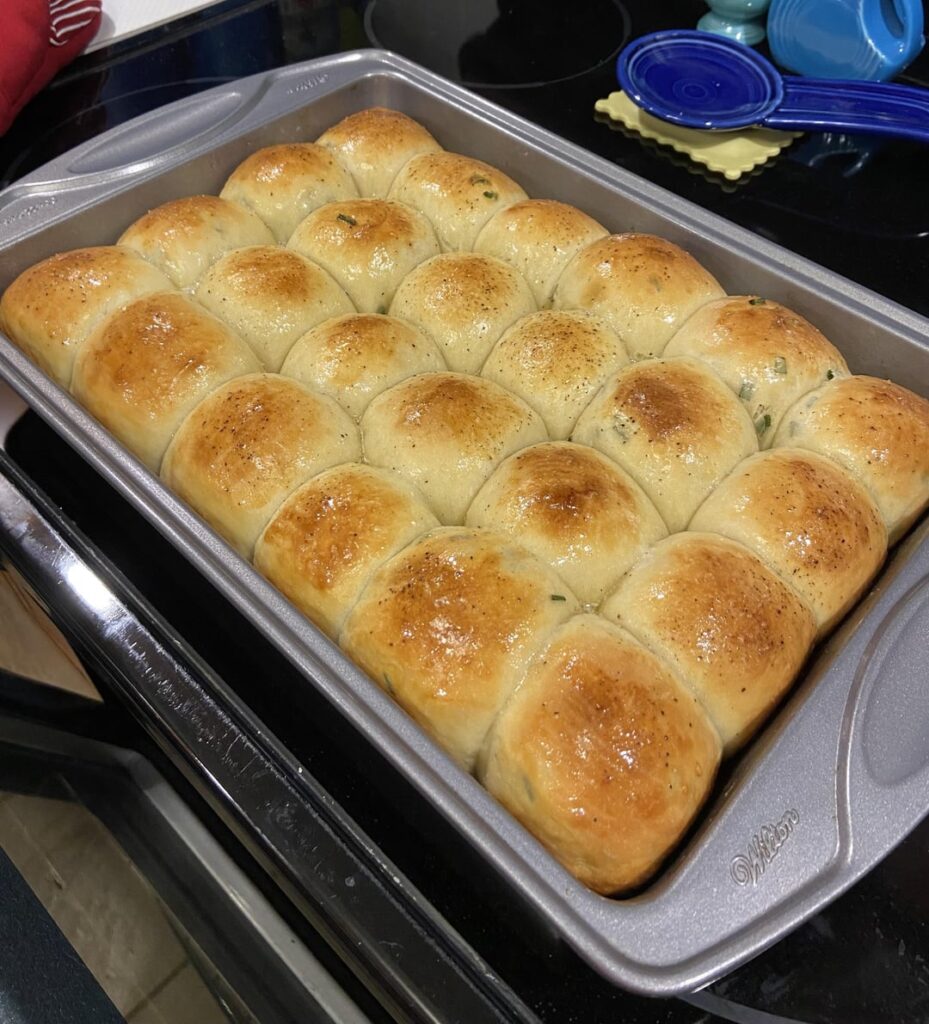 I did the thing everyone is doing and made the Claire Saffitz rolls to practice for Thanksgiving. And to eat with soup.