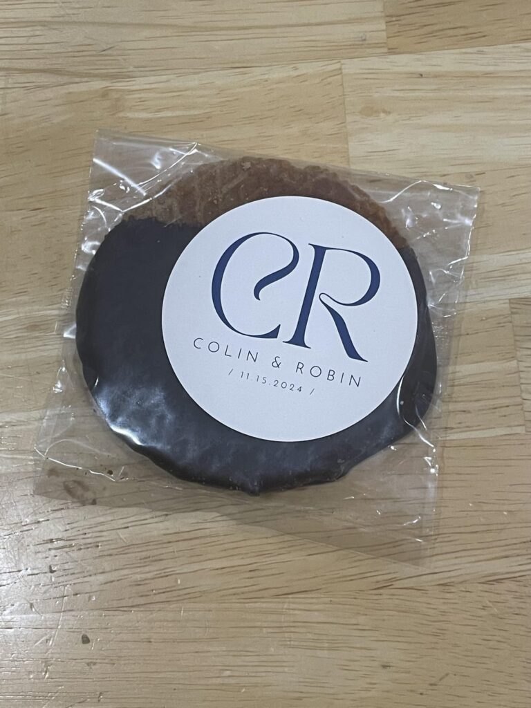 Chocolate dipped stroop waffle - Cal estimate?