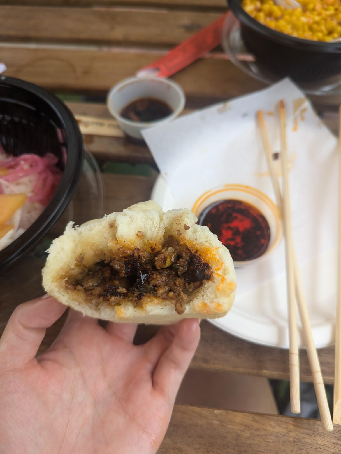 Had the most amazing bao from Red Dragon Bao!