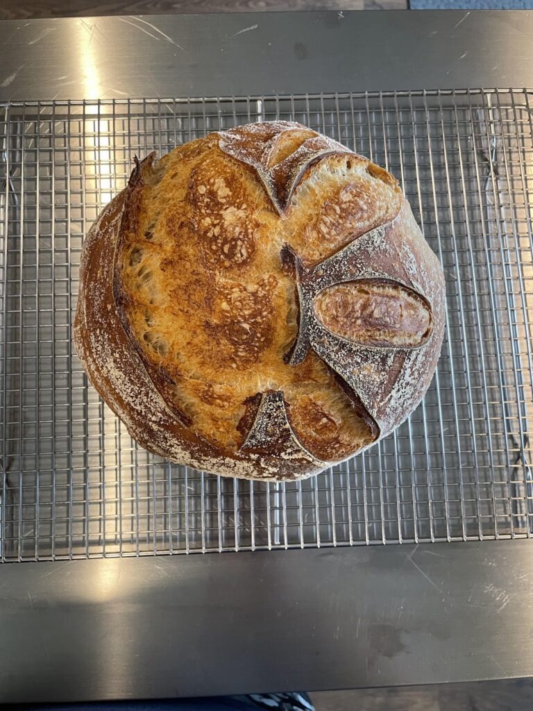 First sourdough loaf. I’m hooked.