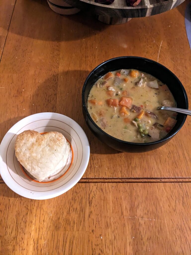 Tried making biscuits for the first time! They were so good with stew