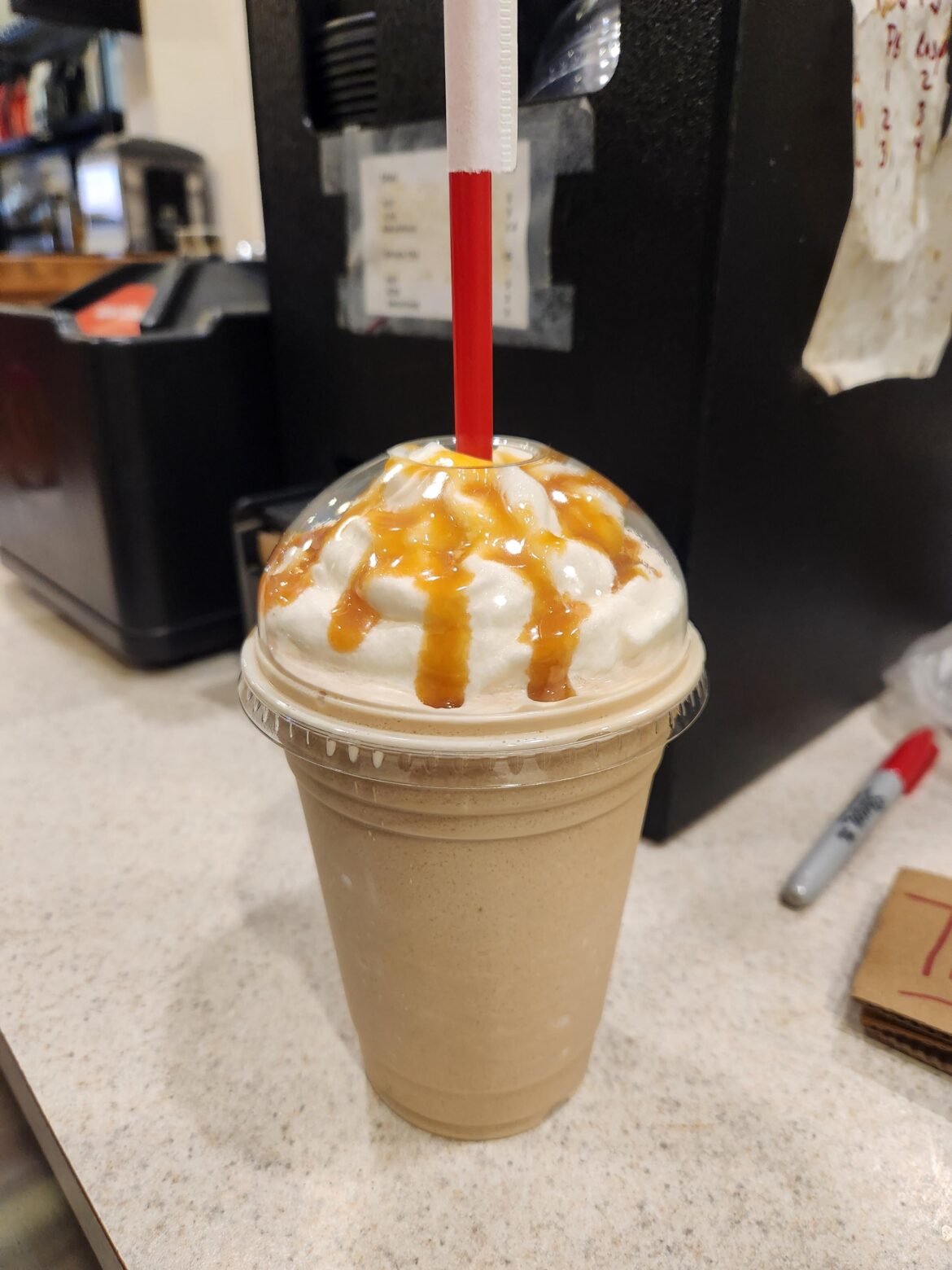 Does anyone else live in a freezing cold place and still get tons of orders for iced/frozen drinks?