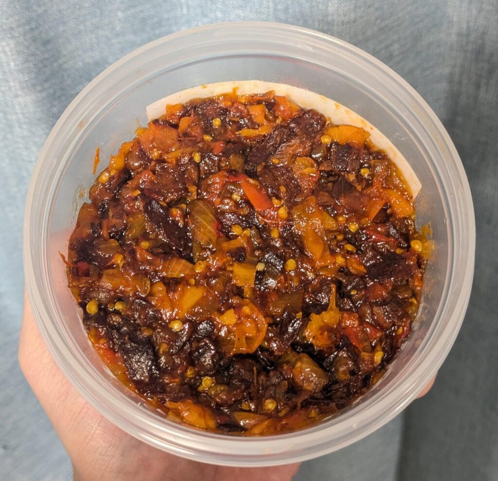 Jolokia-habanero bacon jam