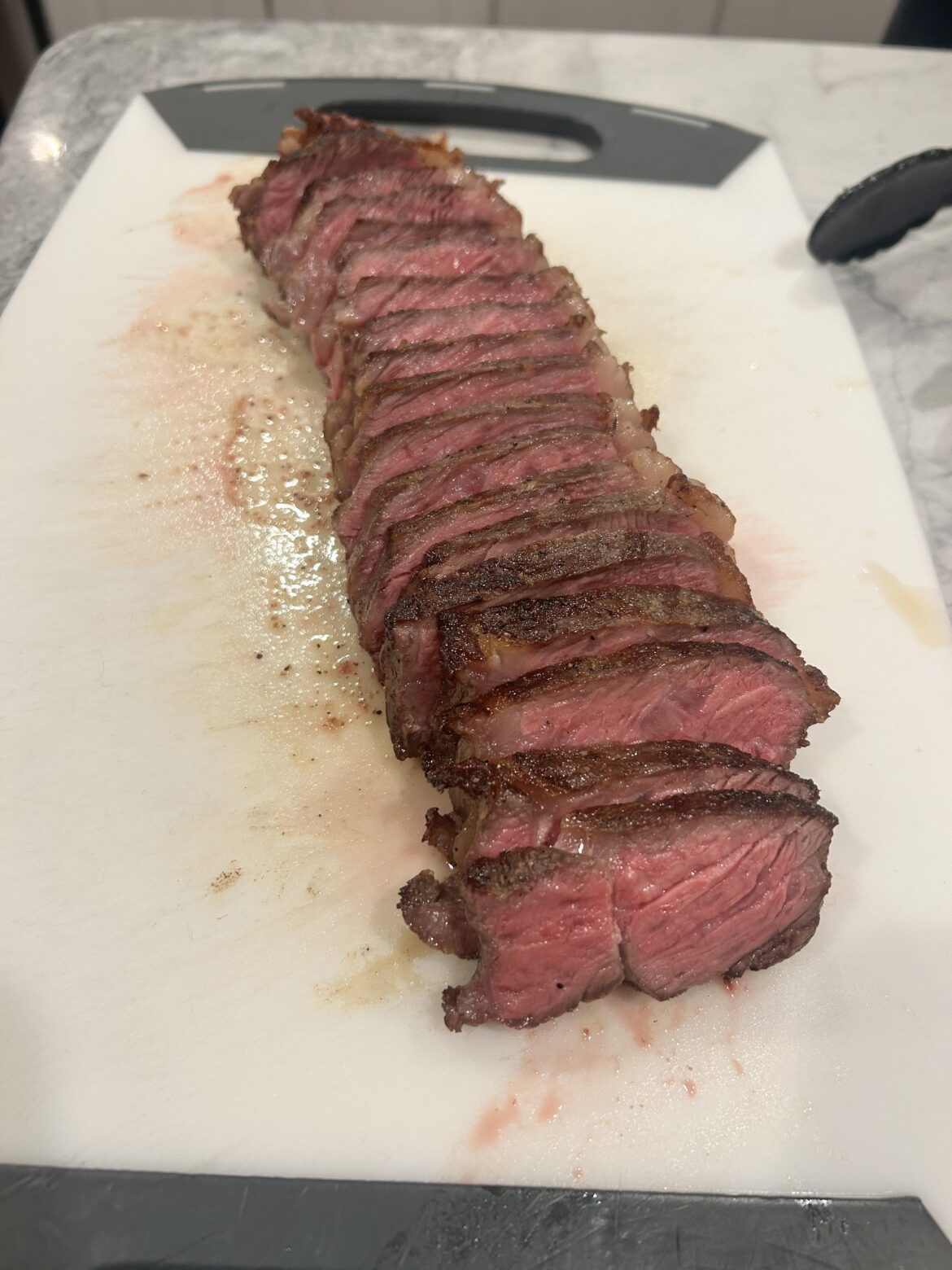 NY strip from local butcher