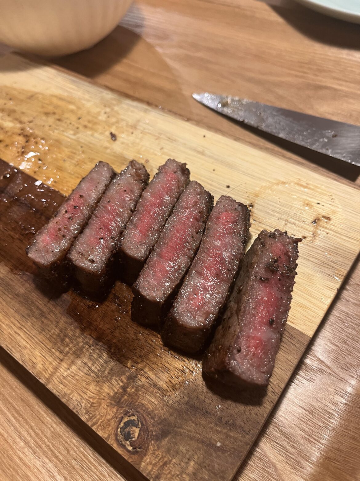 Japanese marbled steak from the market. Did i butcher this? Japanese marbled steak from the market. Did i butcher this?