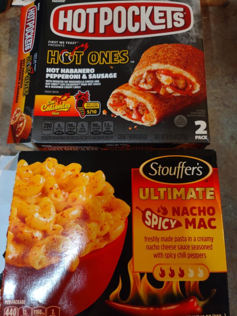 Random grabs from the freezer aisle