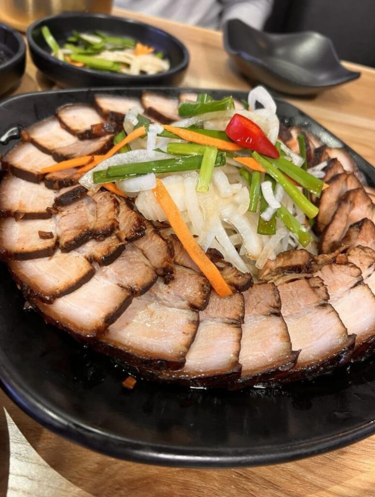 Bossam (pork belly) at Yuk Dae Jang Bossam (pork belly) at Yuk Dae Jang