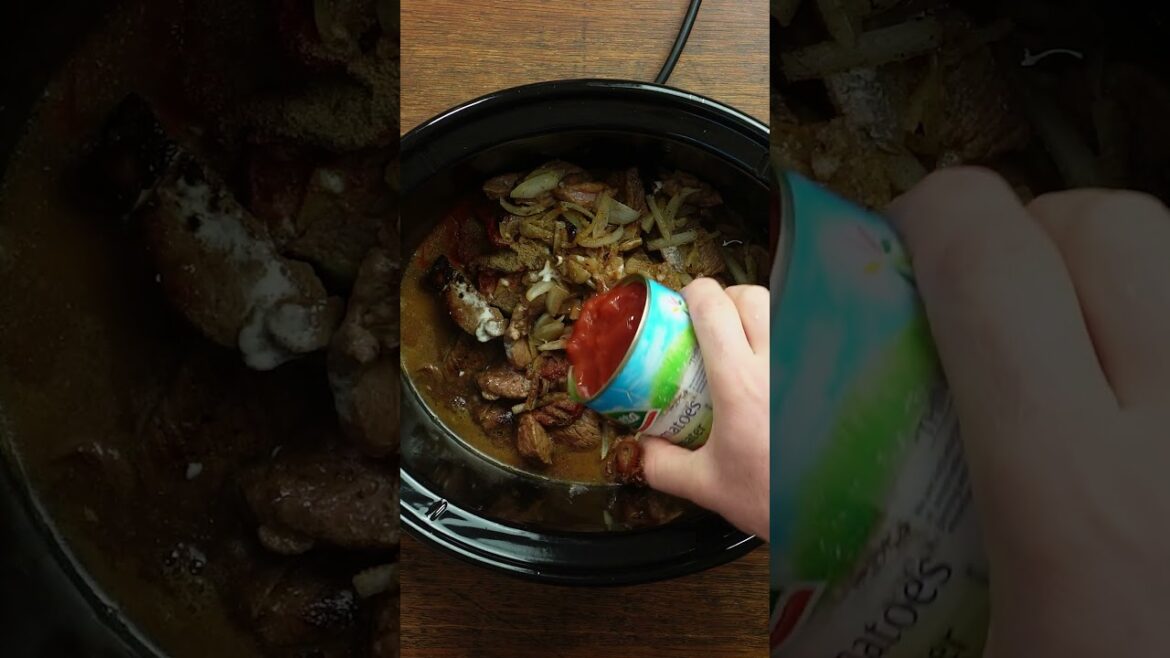 Healthy Slow Cooker Lamb Tagine | Packed with Protein