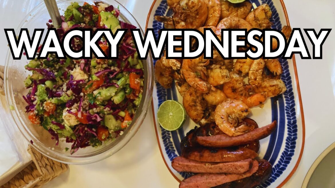 Grilled Salad, Shrimp and Sausage | Mister Branzino Grilled Salad, Shrimp and Sausage | Mister Branzino