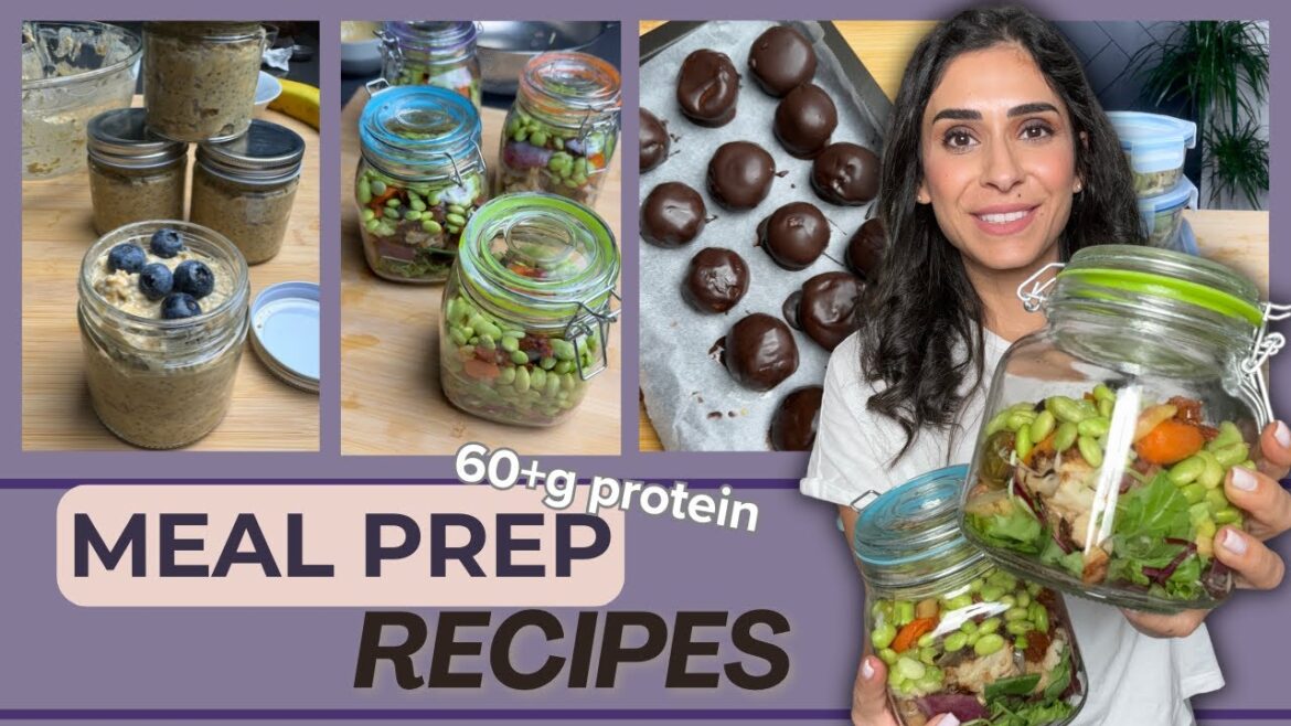 Healthy Plant-Based Meal Prep | Easy, Nutritious, & 60g+ Protein Per Day