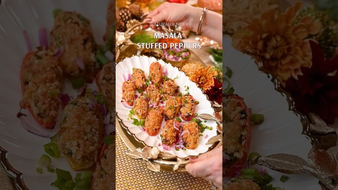 Masala Stuffed Peppers