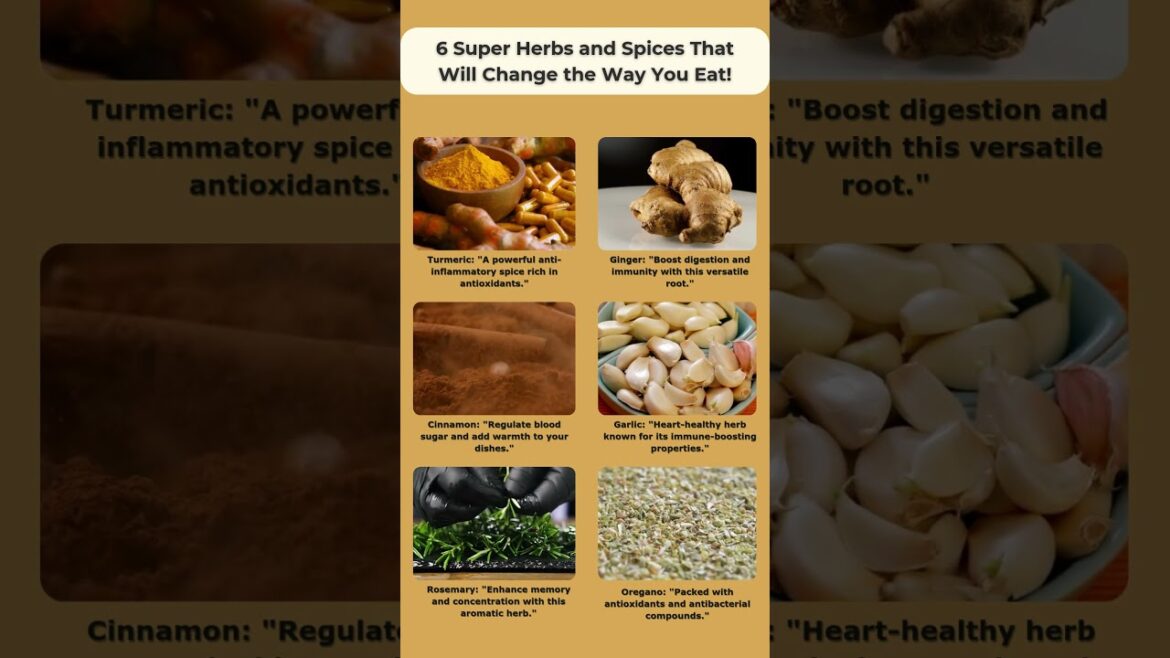 6 Healthy Herbs and Spices You Need to Try: Boost Your Health Naturally 6 Healthy Herbs and Spices You Need to Try: Boost Your Health Naturally
