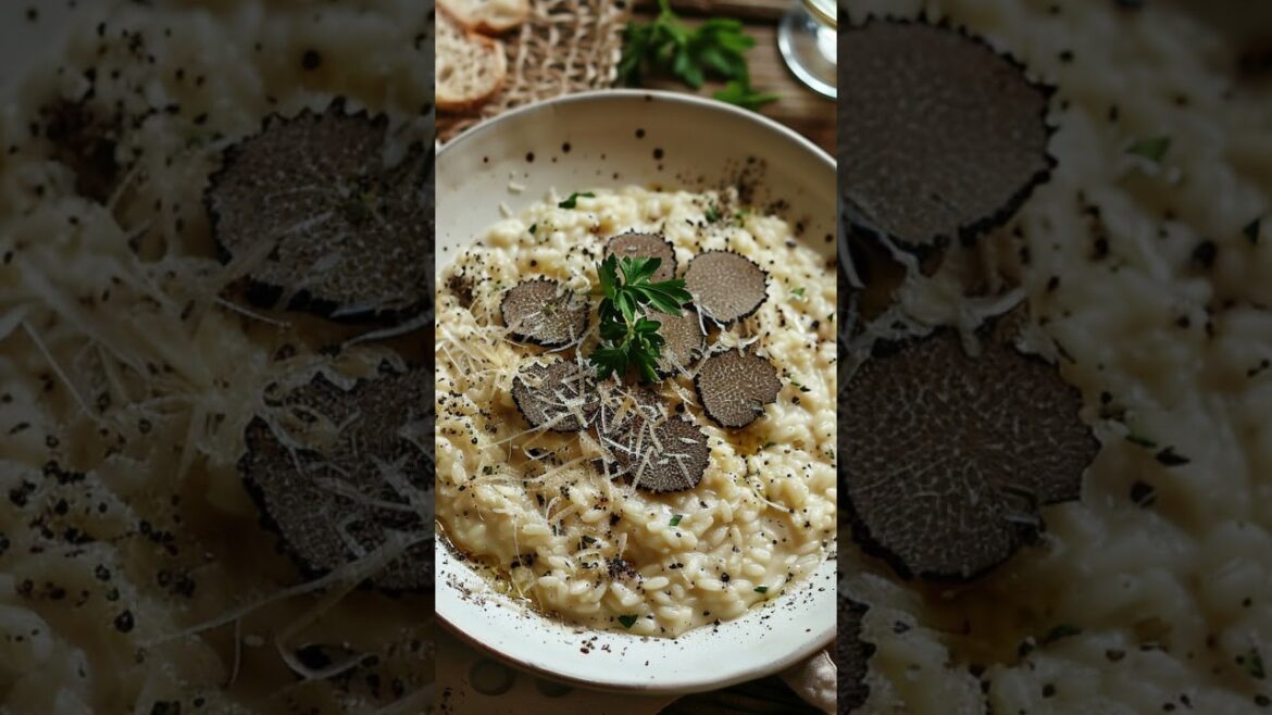 Truffle Risotto.          #shorts  #food  #recipe