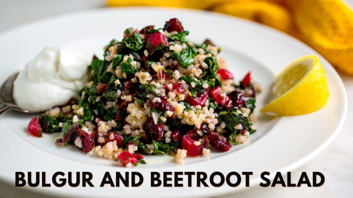 Bulgur and Beetroot Salad - The  Cooking Goodies