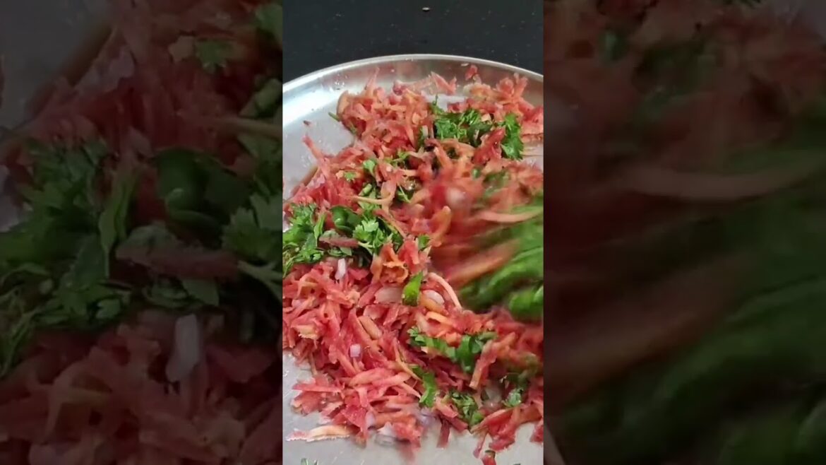 Healthy carrot salad #music ##song #bollywood #gulmoharkitchen #music #youtubeshorts #carrot recipe