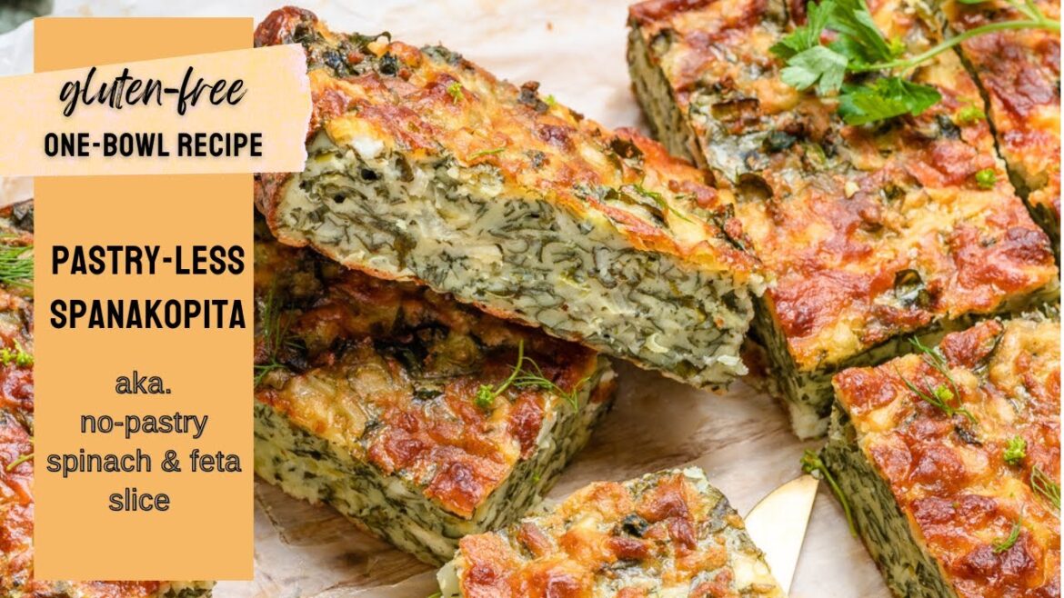 Pastryless Spanakopita, Gluten-Free (No Pastry)