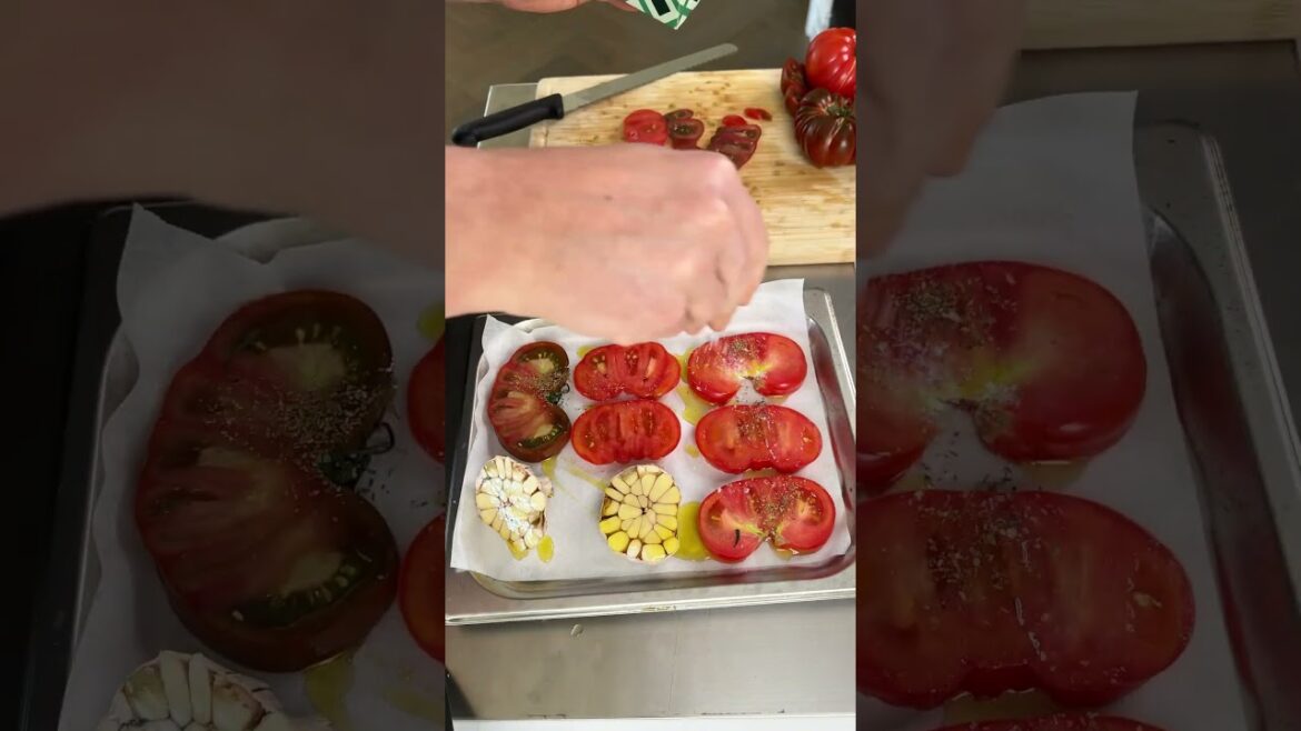 Roasted tomato risotto #shorts