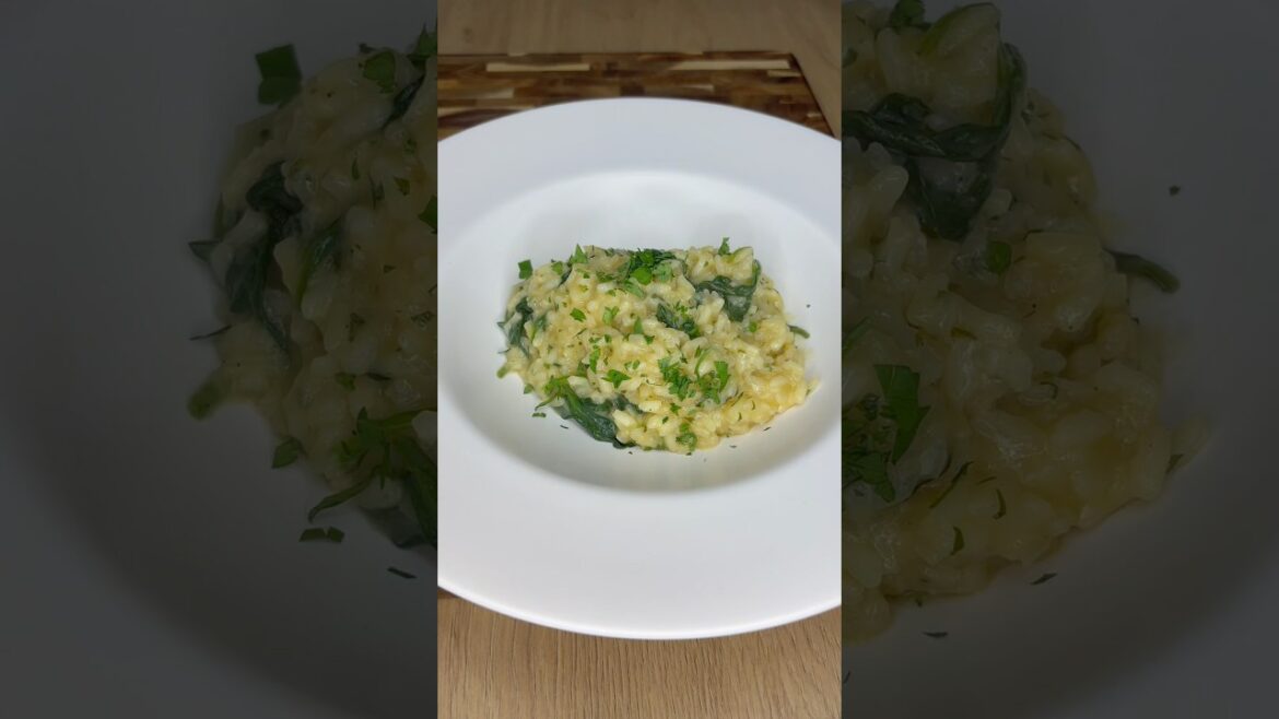 Cremiges Spinat Risotto / Creamy Spinach Risotto Cremiges Spinat Risotto / Creamy Spinach Risotto