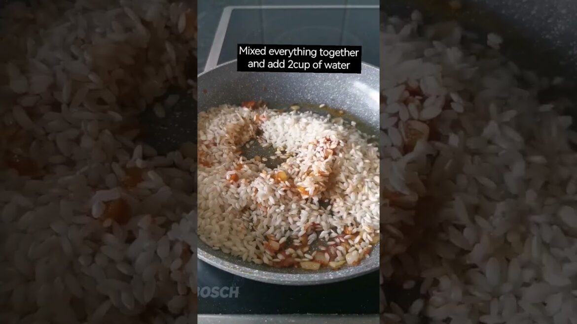 Risotto rice recipe part 1 || #cooking #viralvideo #shortvideo #recipe