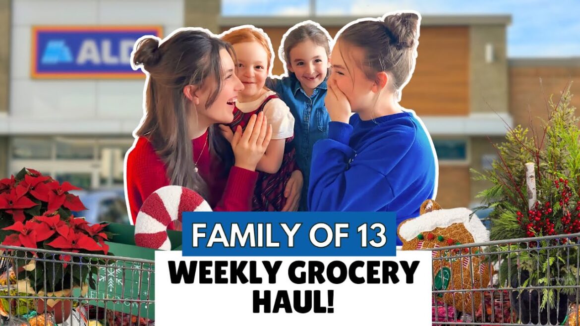 Weekly Grocery & Christmas Haul For My Family of 13!
