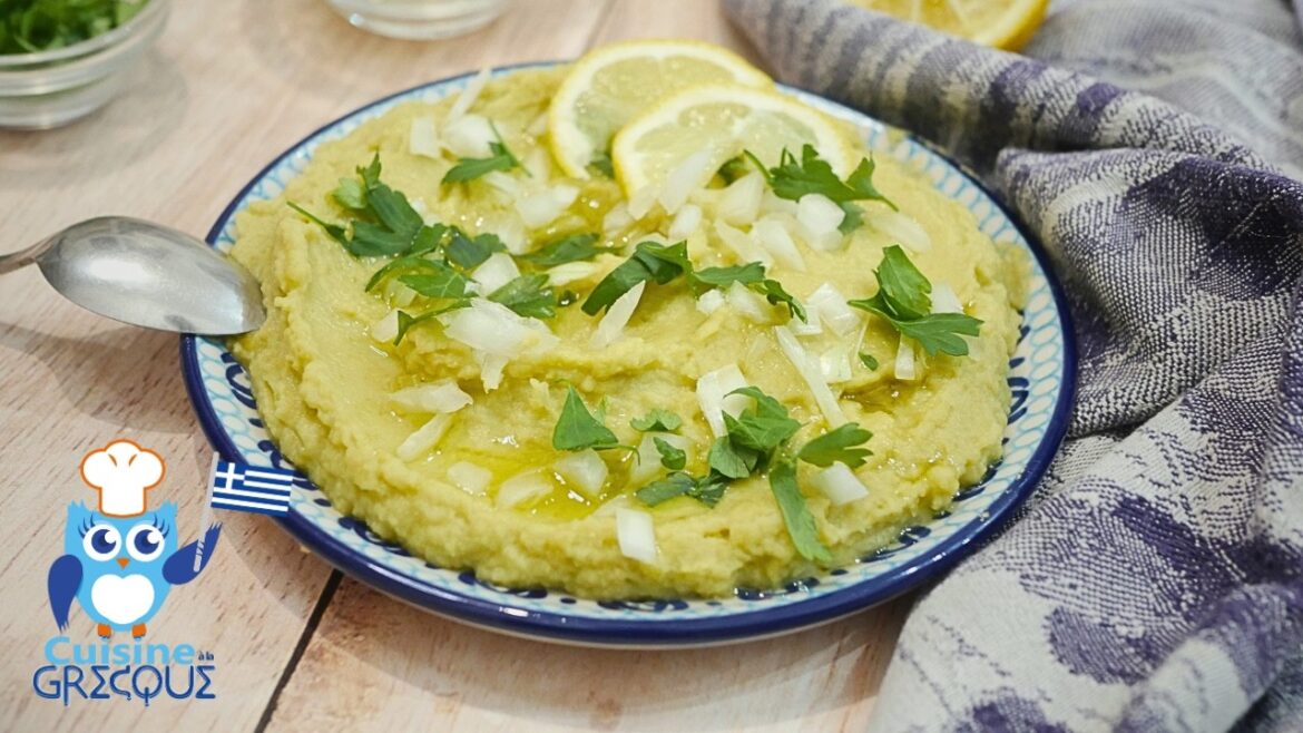 FAVA GRECQUE – Recette Traditionnelle de purée de pois cassés- Cuisine à la grecque FAVA GRECQUE - Recette Traditionnelle de purée de pois cassés- Cuisine à la grecque