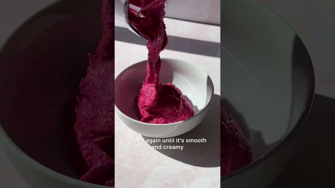 Roasted Beet Hummus | Minimalist Baker Recipes