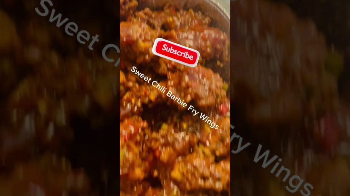 SWEET CHILI BARBIE FRY CHICKEN WINGS#shorts #barbiefry#cooking #shortvideo #frychickenrecipe SWEET CHILI BARBIE FRY CHICKEN WINGS#shorts #barbiefry#cooking #shortvideo #frychickenrecipe