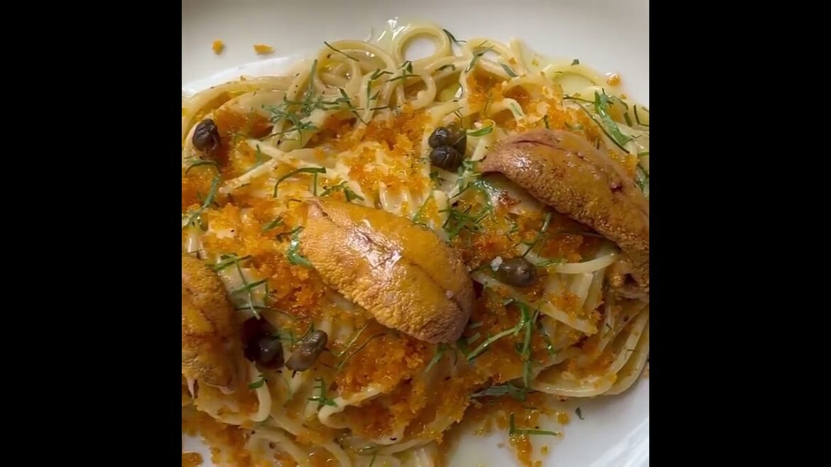 Para los amantes de los erisos  ¡Nuestra pasta con erizos está de regreso!  Spaguetti   salsa de eri