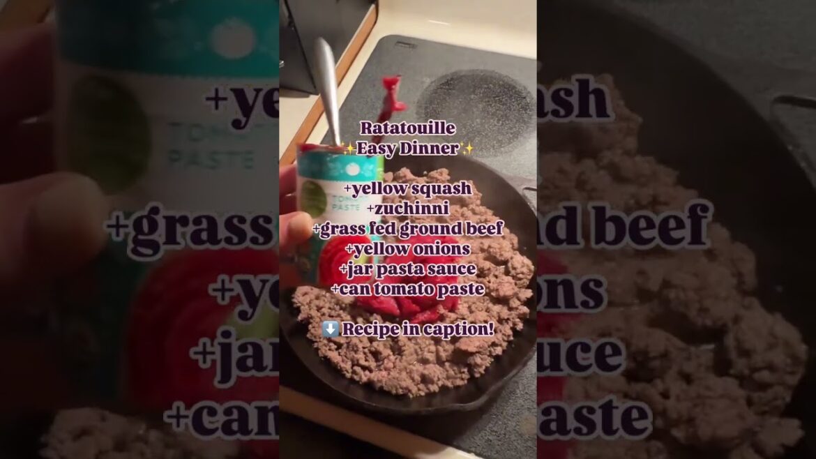 ✨ Easy Ratatouille Recipe ✨