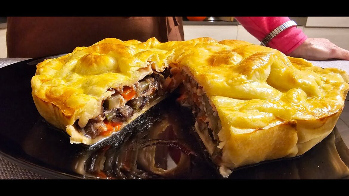 Torta Salata Rustica con Zucchine Peperoni Radicchio rosso Mozzarella e Prosciutto di Mery Torta Salata Rustica con Zucchine Peperoni Radicchio rosso Mozzarella e Prosciutto di Mery