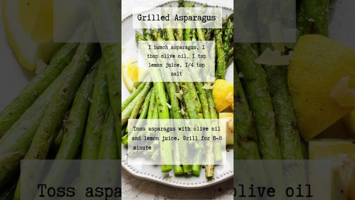 Grilled Asparagus #short #shorts #shortsvideos #shortvideo #shortsvideos #recipes #heathyfood