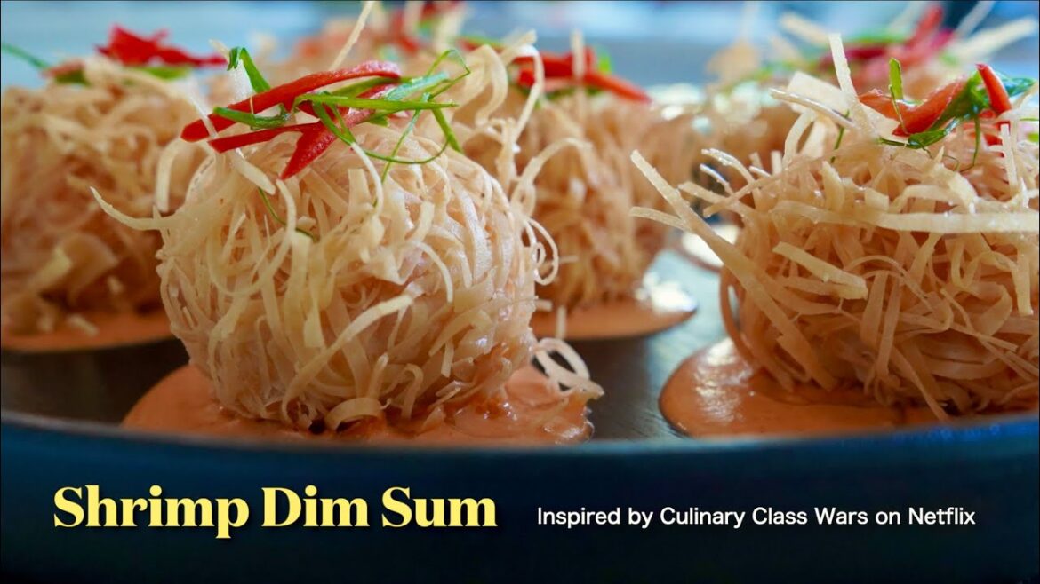 How to Cook Shrimp Dim Sum | Inspired by Culinary Class Wars 흑백요리사