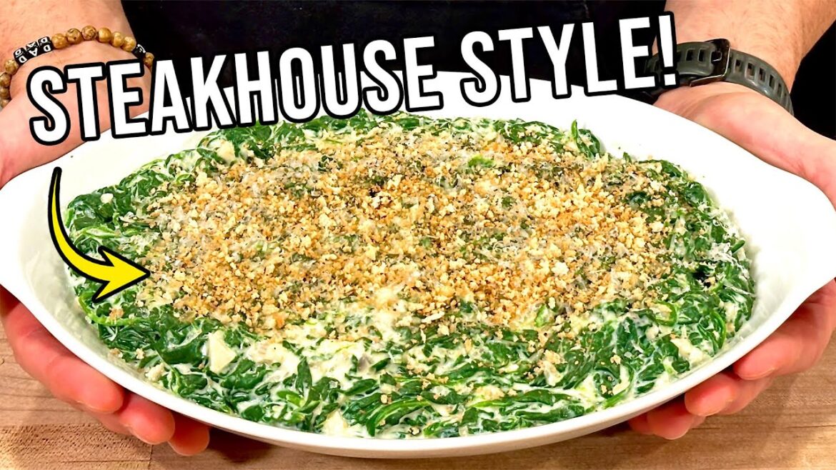 The BEST Creamed Spinach Recipe You’ll Ever Make! The BEST Creamed Spinach Recipe You’ll Ever Make!