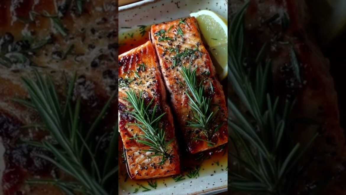Quick & Easy Za'atar Air-Fried Salmon. Easy Healthy Recipes.