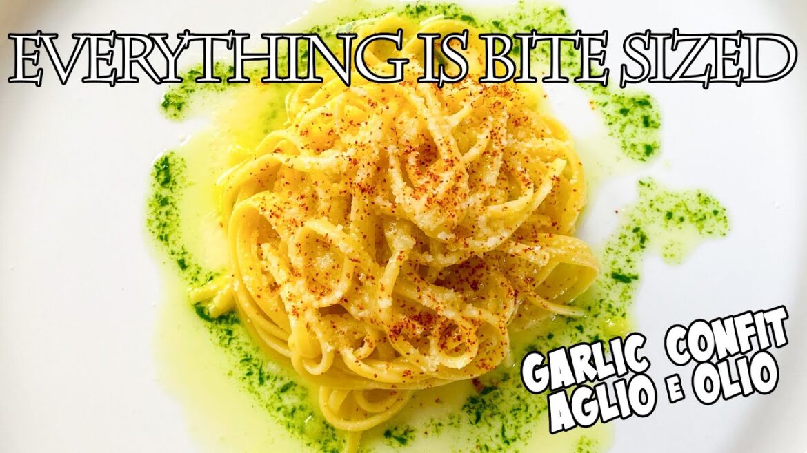 Garlic Confit Linguini Algio e Olio Garlic Confit Linguini Algio e Olio