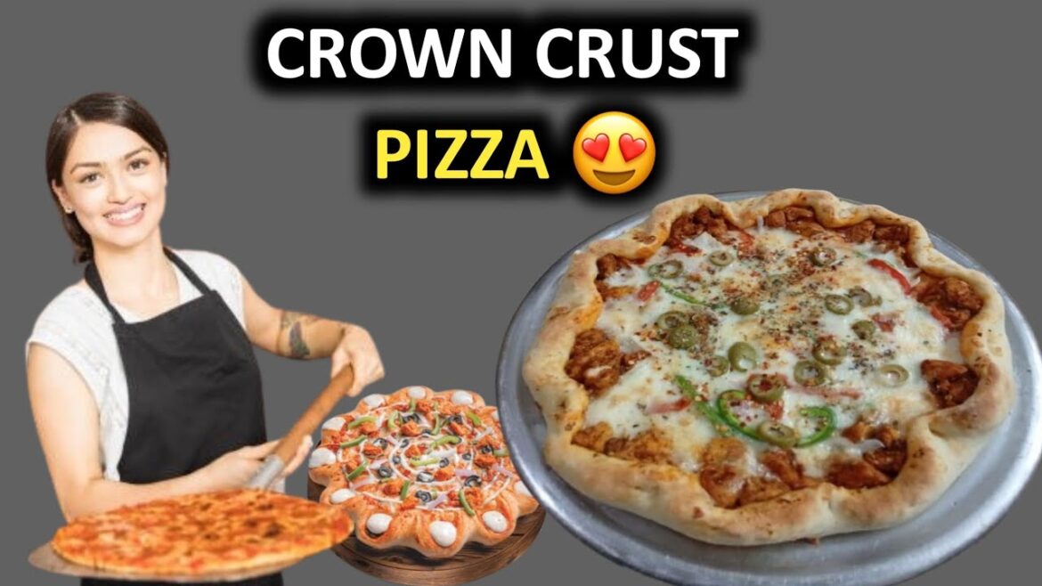 Royal Crown Crust Cheezious pizza| Homemade Pizza Dough | Easy Recipe