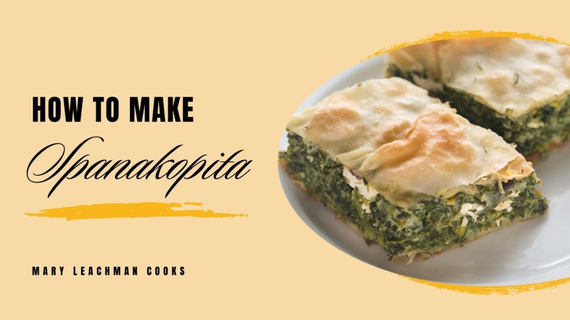 Spanakopita - Classic Greek Dish #spanakopita #greekcooking #greekfood #greekcuisine #classicfood