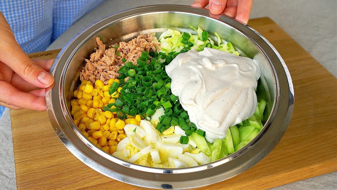 Essen Sie diesen Salat jeden Tag zum Abendessen und in einem Monat werden Sie 30 kg Bauchfett los!