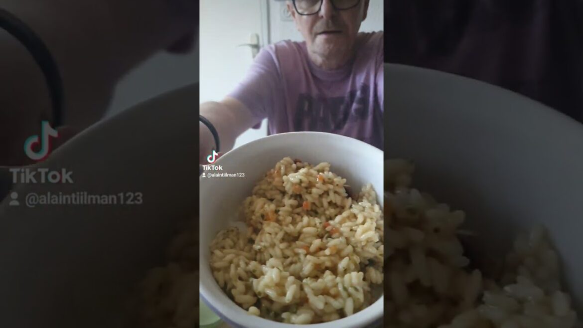 Risotto aux Légumes avec une Pêche au Thon.