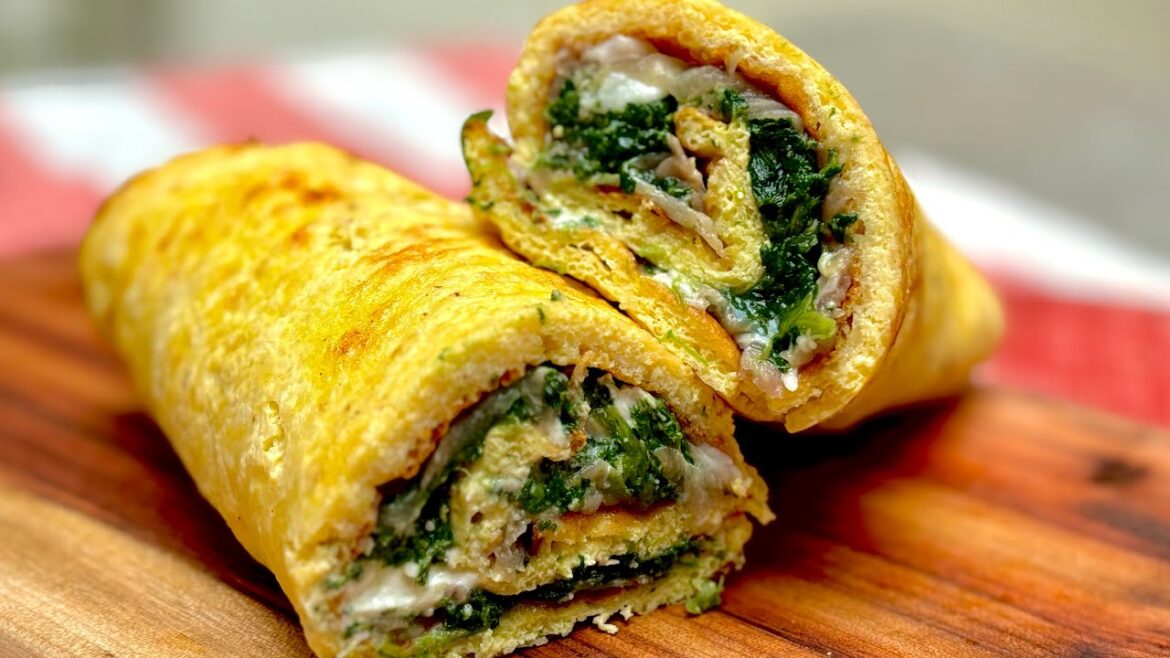Rotolo di spinaci e prosciutto | Piatto completo per le vostre cene