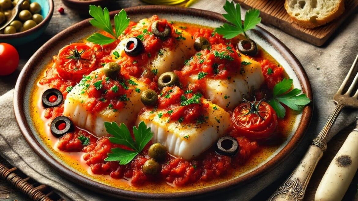 Traditional Baccalà alla Pizzaiola: Salt Cod with Tomato Sauce Made Easy
