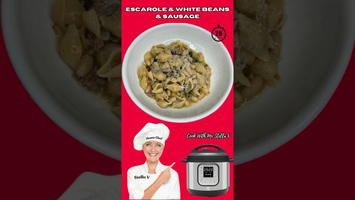 Delicious Escarole ,Sausage And White Bean Instant Pot Recipe! Delicious Escarole ,Sausage And White Bean Instant Pot Recipe!