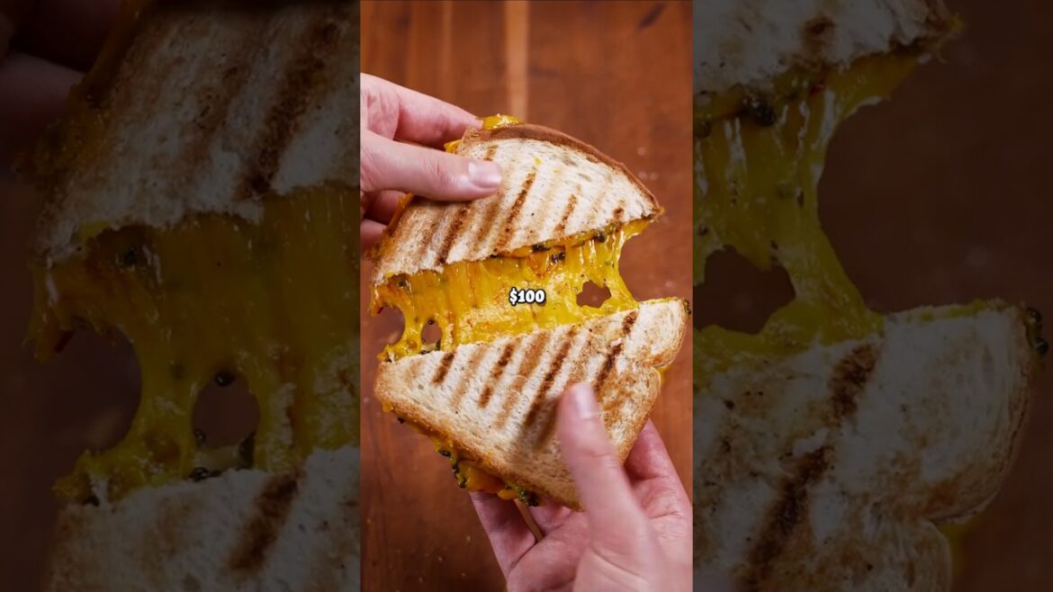 $1 vs $10 vs $100 grilled cheese in my toaster